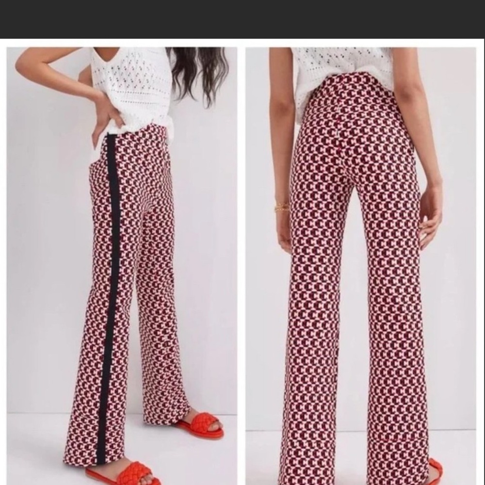 COPY - Maeve by Anthropologie Pull On Ponte Bootcut/Flare High Waisted Pants Si…